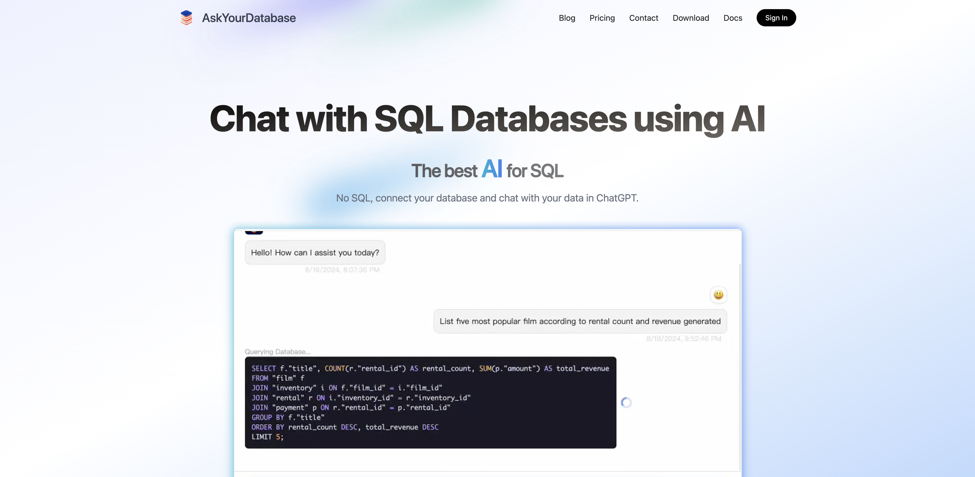 AskYourDatabase