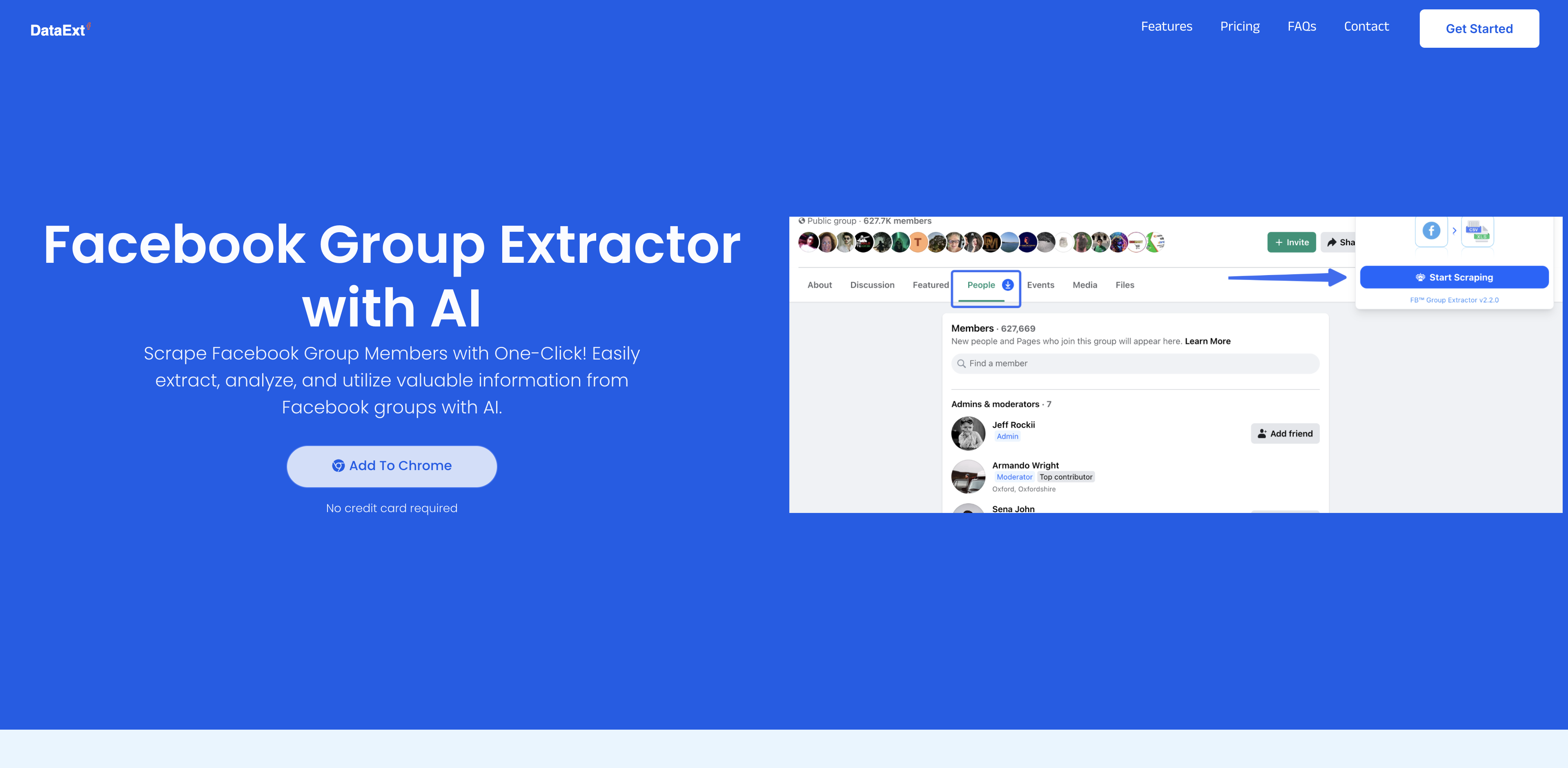 FB Group Extractor by DataExtAI